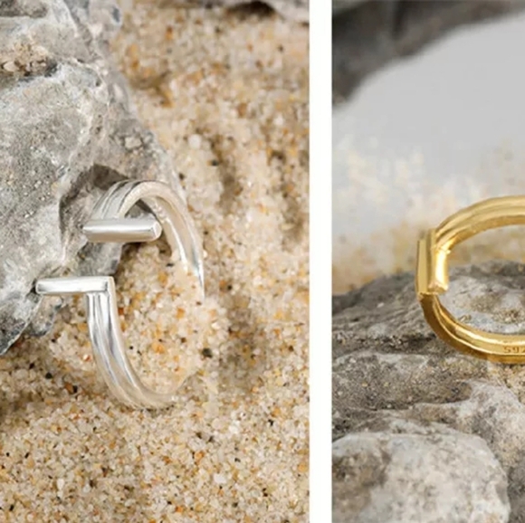 NEW Bar Ring | 18k Gold Plated - Picture 8 of 9